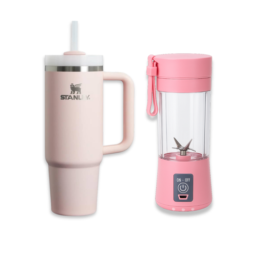 LICUADORA PORTÁTIL + STANLEY QUENCHER
