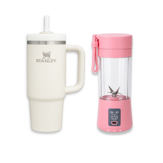 LICUADORA PORTÁTIL + STANLEY QUENCHER